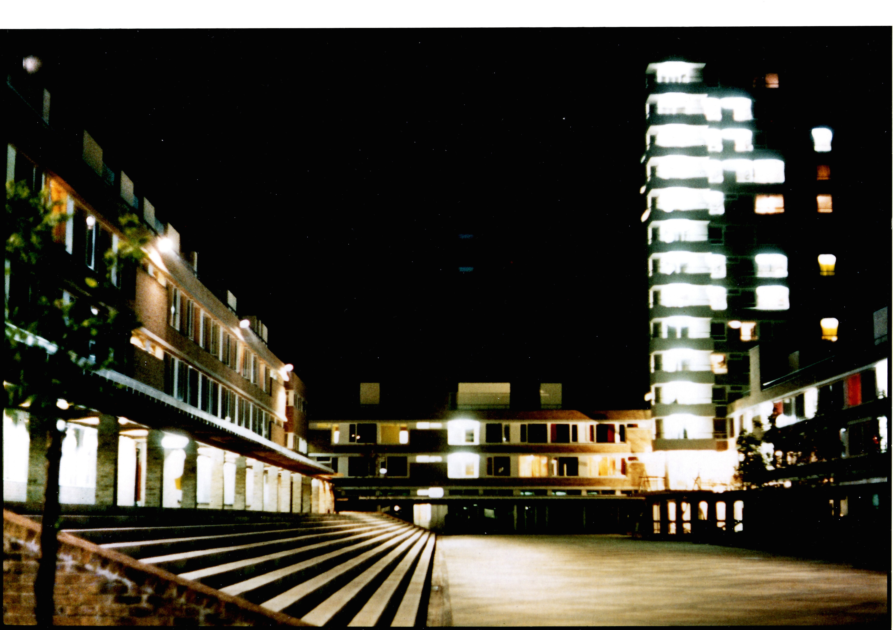 Alexandra Square, Lancaster University - central campus at Bailrigg where Lancaster Medical School is based