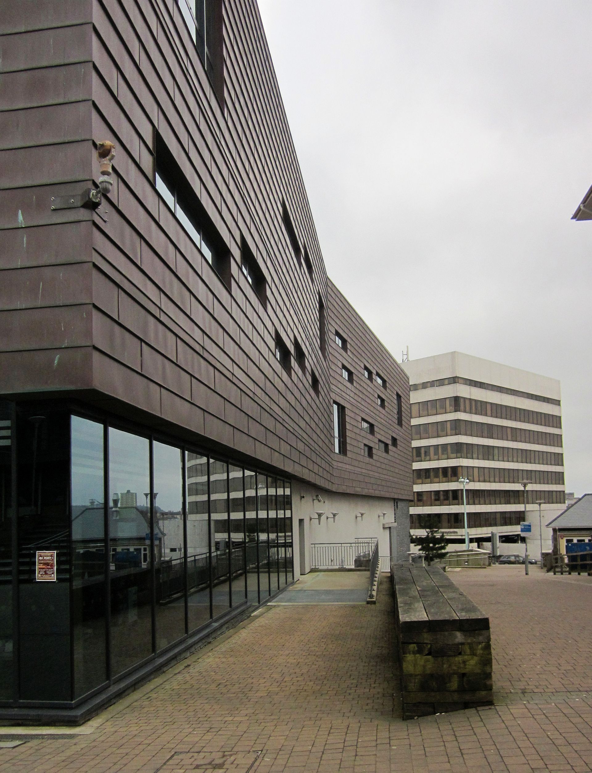 Roland Levinsky Building, University of Plymouth - landmark of the Plymouth campus that hosts the Peninsula Medical School