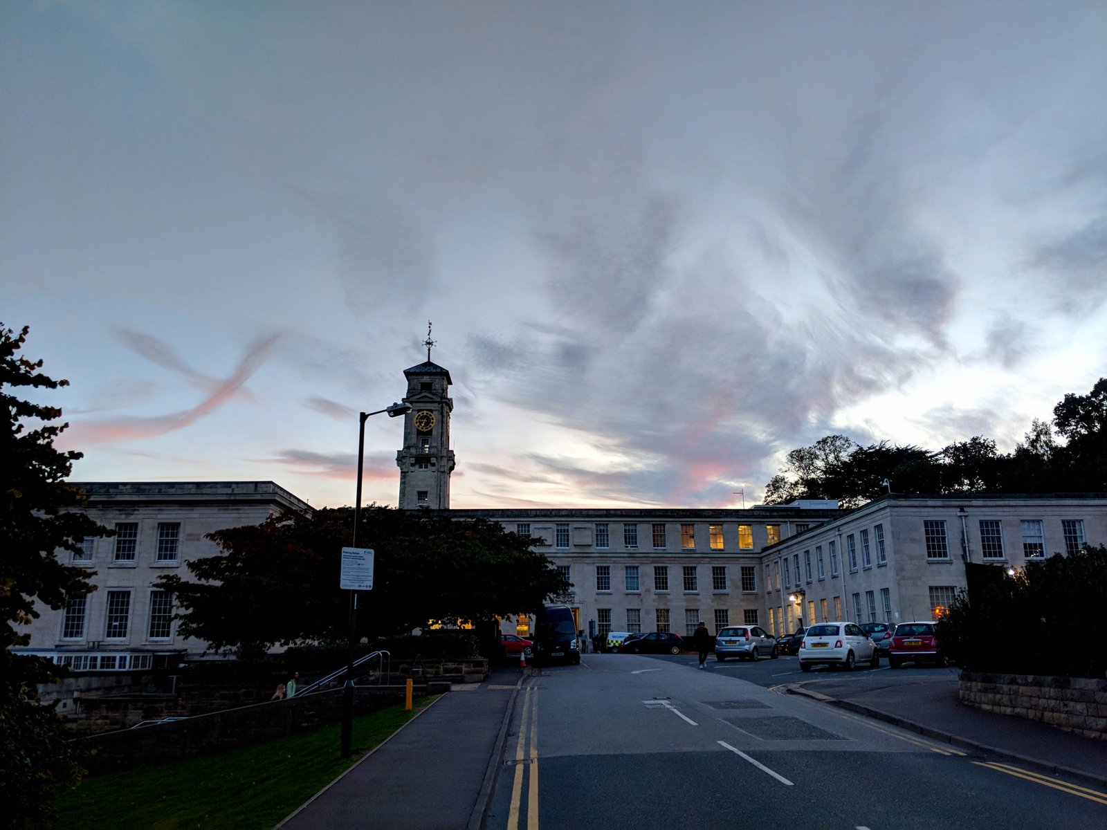 Trent Building, University of Nottingham - iconic landmark of the University Park campus that hosts the School of Medicine