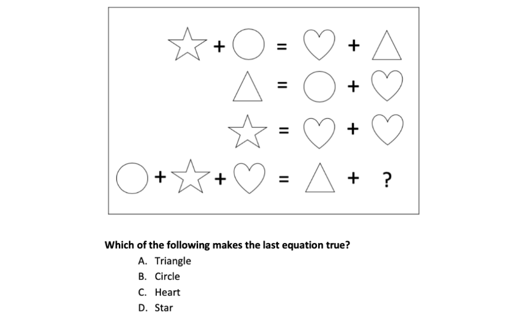 UCAT Decision Making Shape Equations